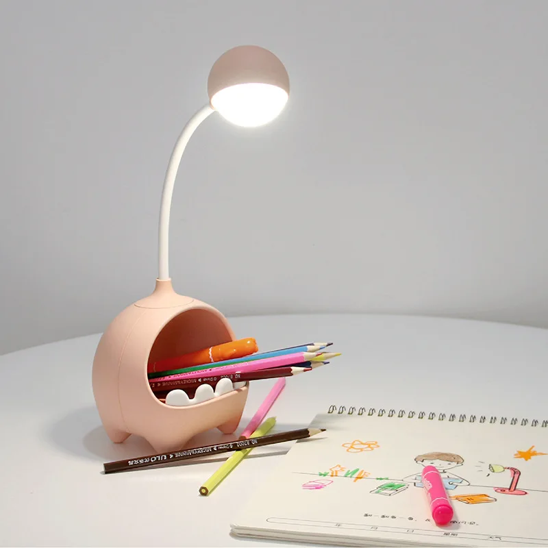 Big Mouth Monster DeskLamp LearningEye-Protection Reading Lamp USB Charging Night Light Gift Creative Holder Dormitory LED Light