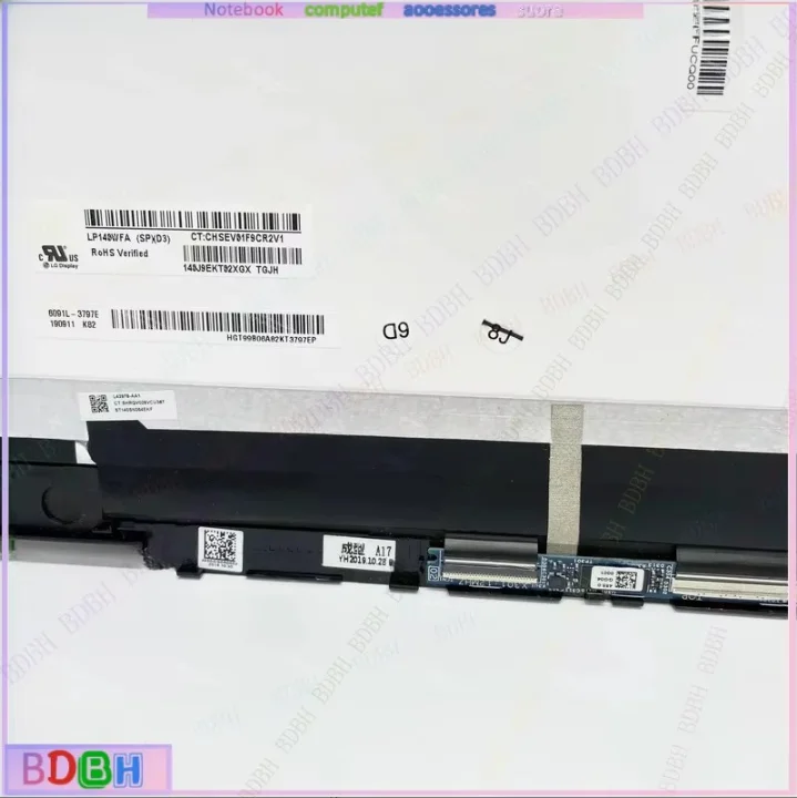 ZQ 14 DH LCD Touch Screen Digitizer Assembly For Pavilion X360 14-dh 14M-dh 14T-dh dh0706nz Display Panel Laptop Replacemen