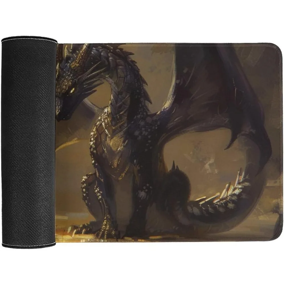Dragon mouse pad, with a dreamy style, a non-slip rubber base, and a bezel-less design, suitable for both gaming and daily use