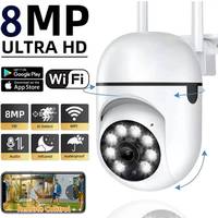 8MP Wireless Security Surveillance Camera Wifi IP Outdoor 4X Zoom Cameras Smart Home CCTV AI Human Tracking Two-way Audio HD Cam