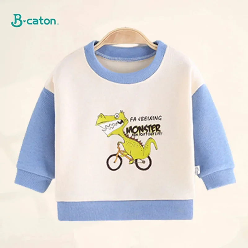 Children\'s Sweatshirt Kids Clothing Boys Girls T-shirt Cotton Elastic Sweater Long Sleeve Pullover Baby Toddler Clothes