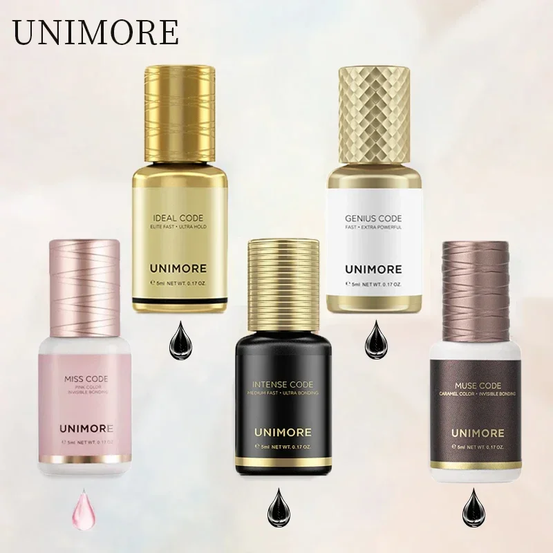 Unimore New Arrival  Eyelash Glue For Eyelash Extension Professional  wholesale Fast Drying Eyelash Extension Glue 0.5s Primer