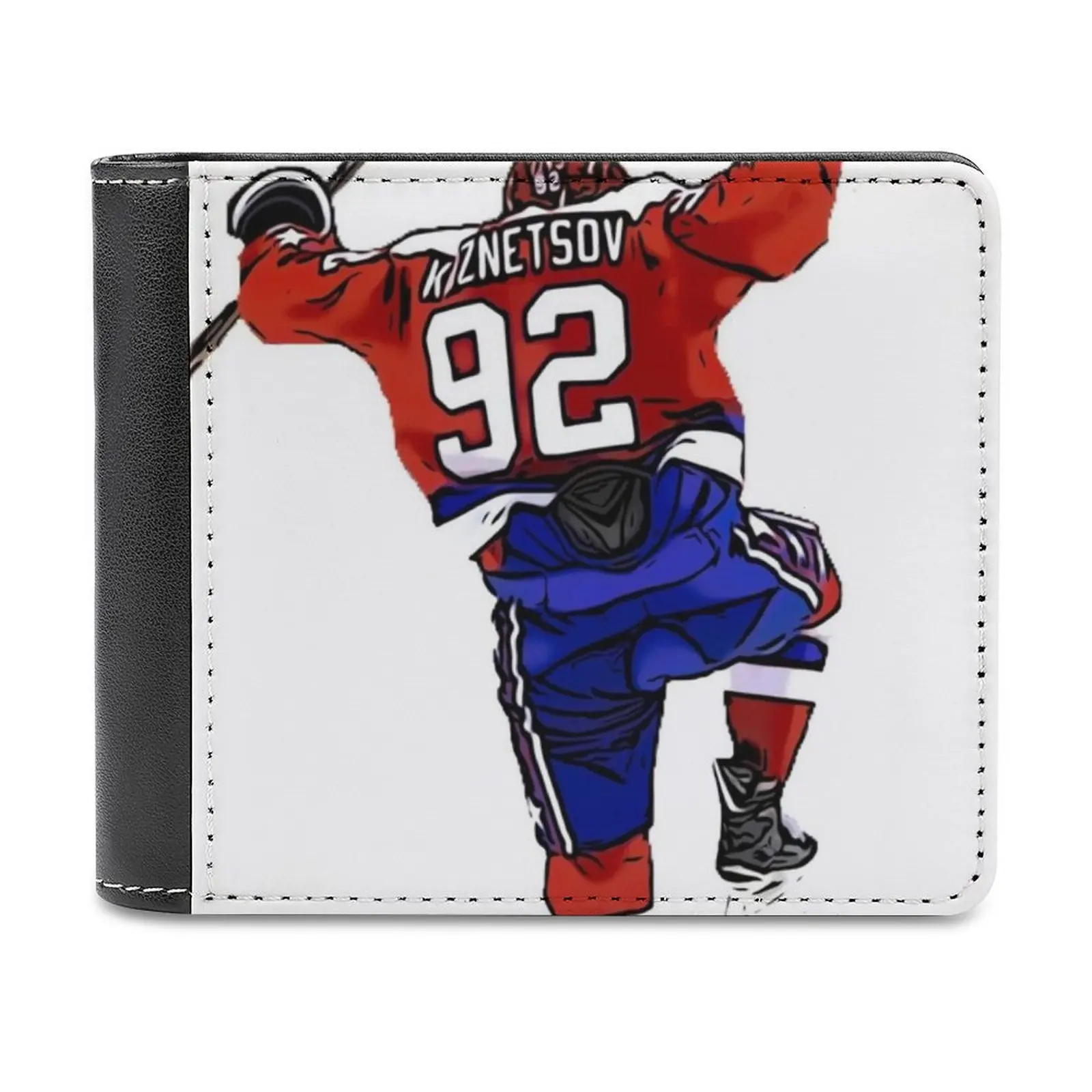Evgeny Kuznetsov Men's Wallet Leisure Travel Lightweight Portable Wallets Short Style Male Purse Evgeny Kuznetsov Hockey