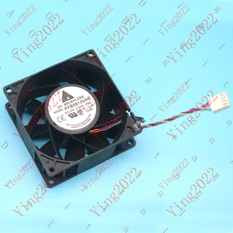 L... 1PC for DELTA PFB0912UHE DC12V 2.35A 90*90*38mm Violent Fan 4pin New 2