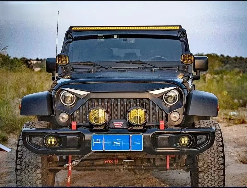 50 Inch Windscreen Brackets With A Holder For Straight Led Light Bar for Jeep for Wrangler JK 2007-2017 J002 LantSun