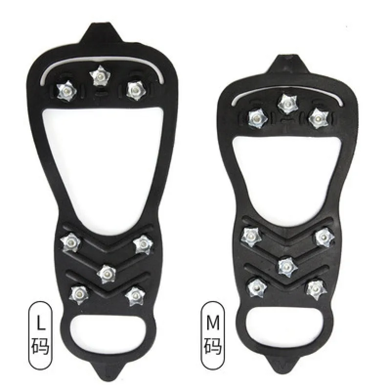 Outdoor ice claw shoe covers anti slip tools snow climbing shoe studs simple mountain climbing snow claws