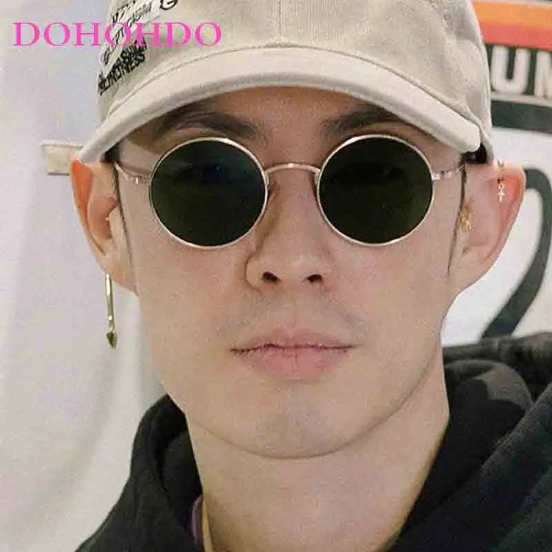 

Fashion Luxury Personality Circular Sunglasses Women Men Vintage Brand Designer Classic Outdoor Travel Shade Sun Glasses UV400