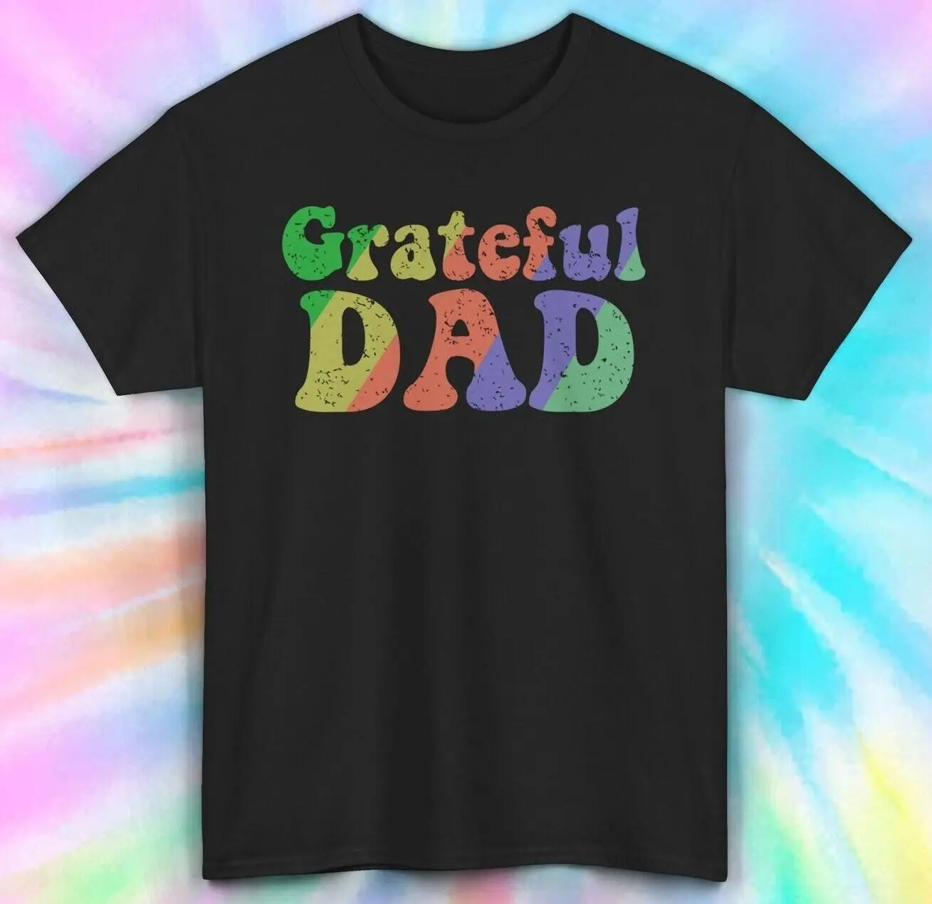 Grateful Dad T-Shirt | Retro Father's Day Tee | Funny Dad Gift S-5XL