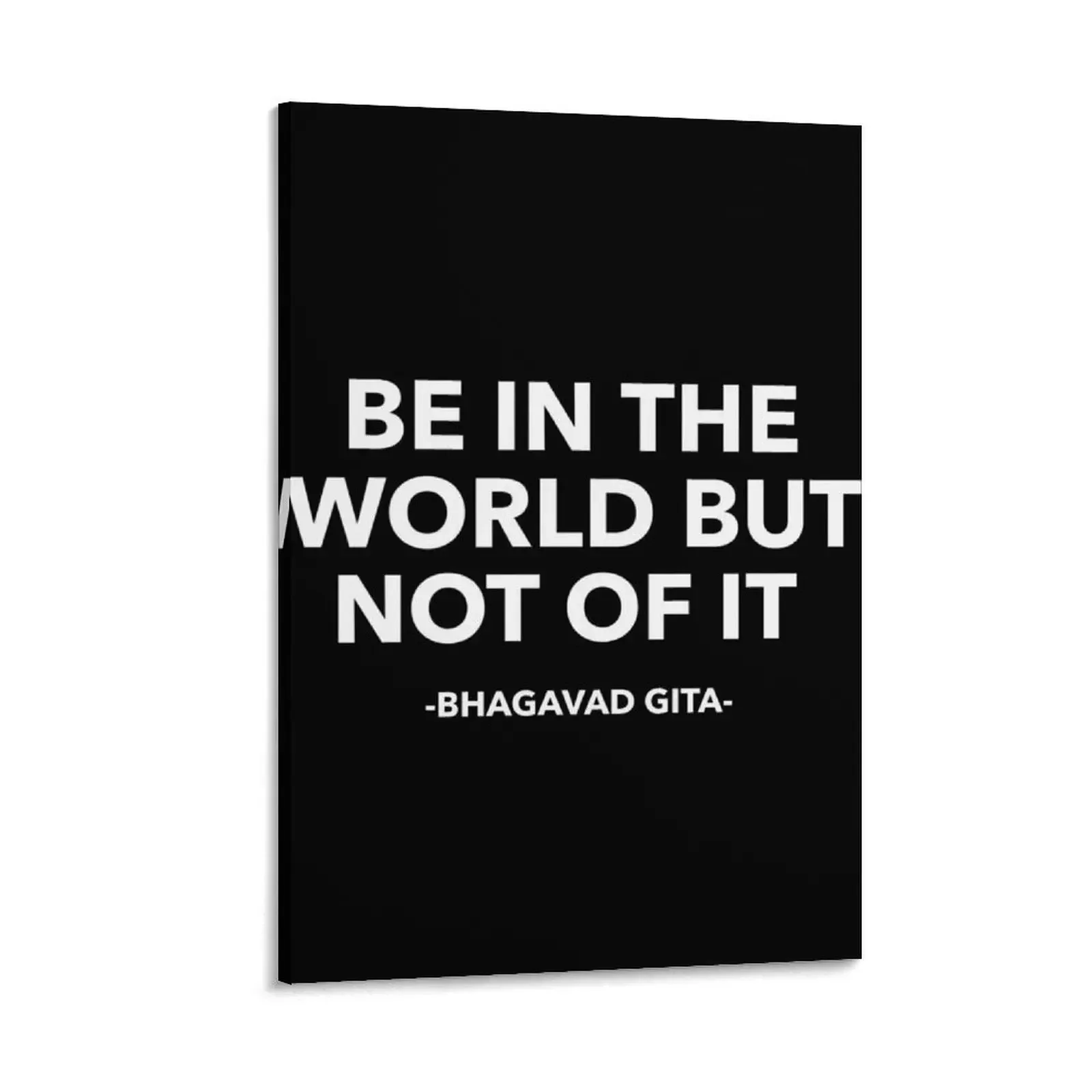 

Be In The World But Not Of It Canvas Painting aesthetic room decor home and decoration aesthetic room decoration