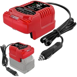 18V Lithium Battery Charger for Milwaukee 48-59-1812 48-11-2420 48-11-1815 Cigarette Lighter Plug Mini Vehicle Charger