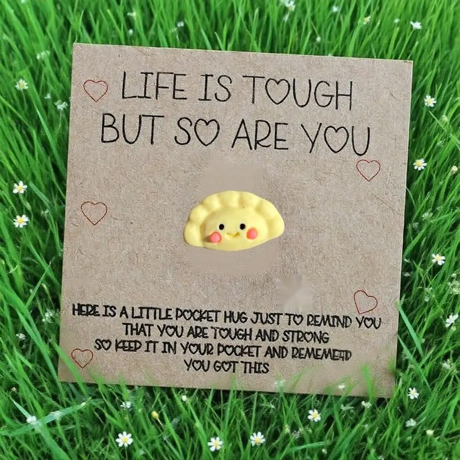 1-100pcs  Cute Mini Colorful Resin  Inspirational Animal Themed Appreciation Gifts Assorted Resin Figurines with Note Cards Mixe