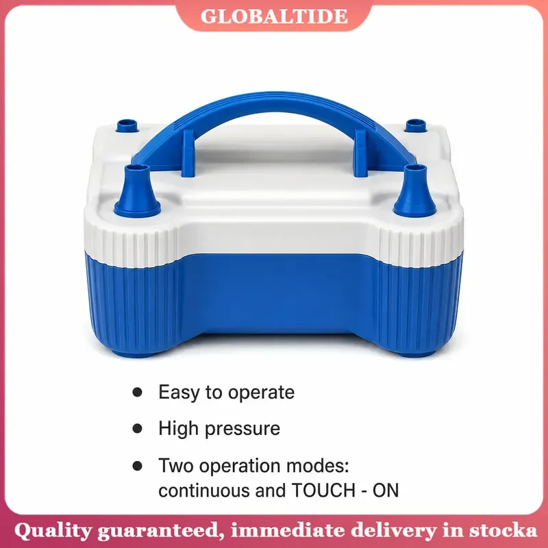 Electric Balloon Pump Portable Inflator Machine for Wedding Birthday Party High Speed Air Blower EU Plug