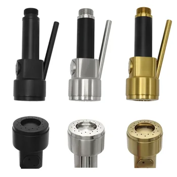 キッチン引き出し蛇口スプレーノズル銅耐久性のある節水洗面器シンクシャワースプレーヘッドシングルモードキッチンシャワーヘッド