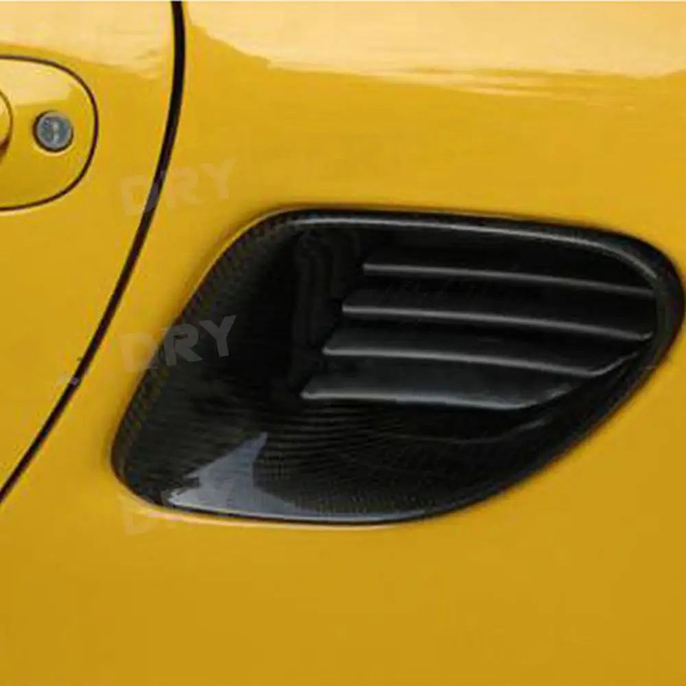 Paraurti posteriore in fibra di carbonio Presa d'aria Trim Uscita laterale Copertura del telaio di aspirazione Car-styling Bodykits per Porsche 986 Boxster 1996-2004