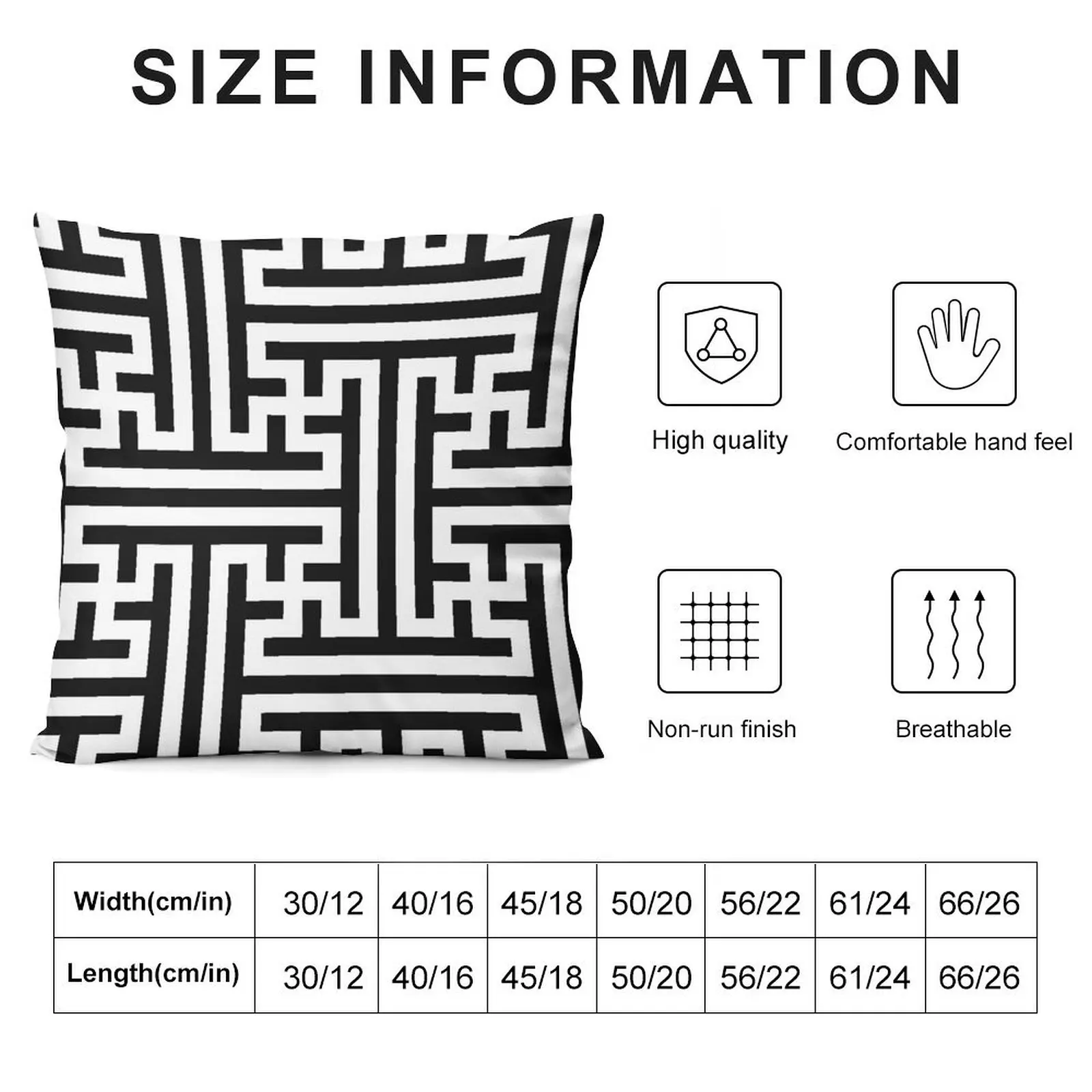 Unusual Traditional Swastika Pattern Throw Pillow Luxury Pillow Cover Cushions Cover pillow