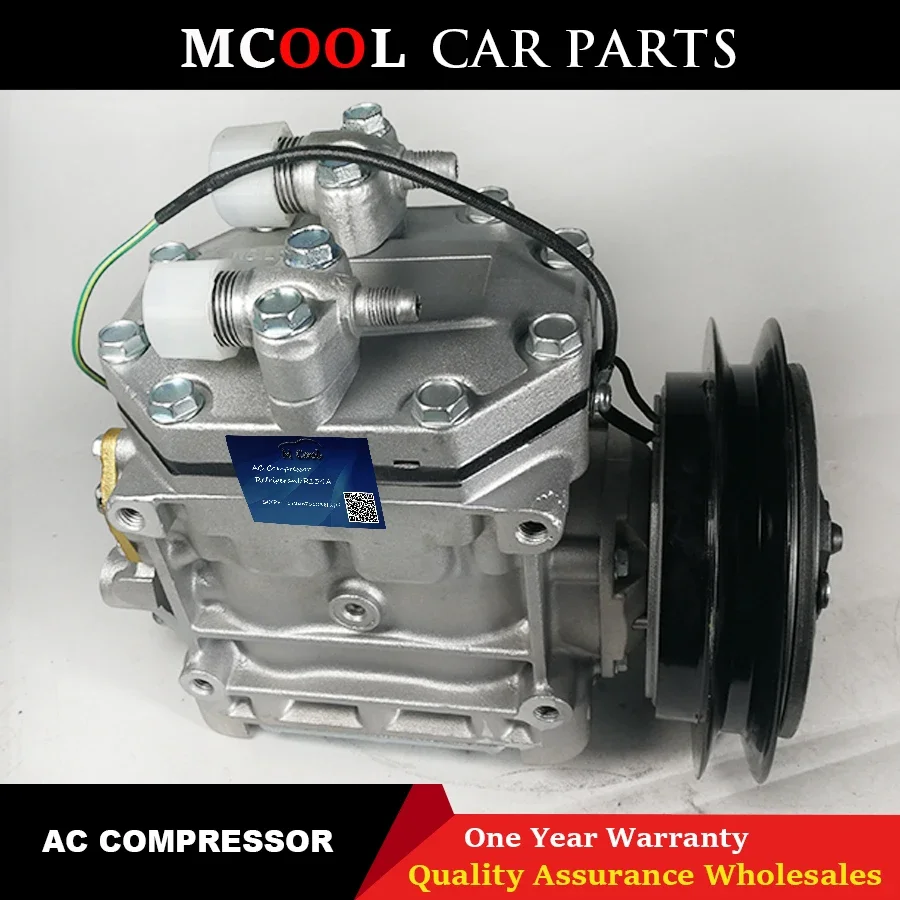 Compresor de aire acondicionado de CA automático para camión de combate Mitsubishi Fuso R2211L FK337D 553073   ACA200A007A ME 121066   24V