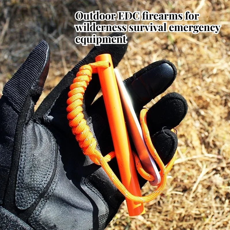 

OutdoorSpark Stone Magnesium Rod Outdoor Igniter EDCConvenient and Multifunctional Camping Hiking Firearms Survival Equipment