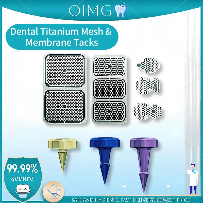 

Dental Implant Membrane Tack GBR Bone Augmentation Non-Absorbable Titanium Mesh Universal Titanium Screw Perlong Tent Screw