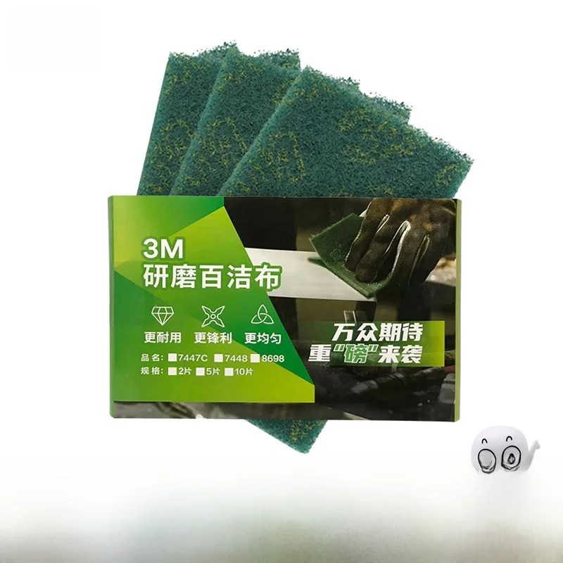 

Industrial Stainl Steel Wire Bru Rust Removal Poliing Cleaning Cloth een 8698 for Heavy Du Household Cleaning