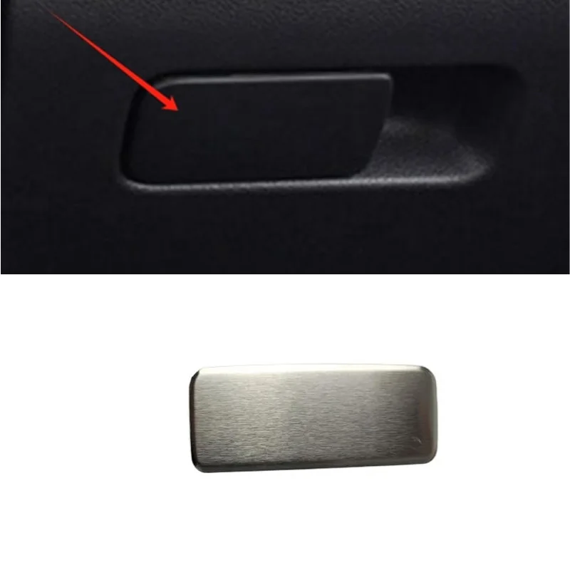 

1PC for Volkswagen VW Golf 7 Cars Driver and Passenger Side Glove Box Store Content Box Stainless Steel Door Decoration Cover