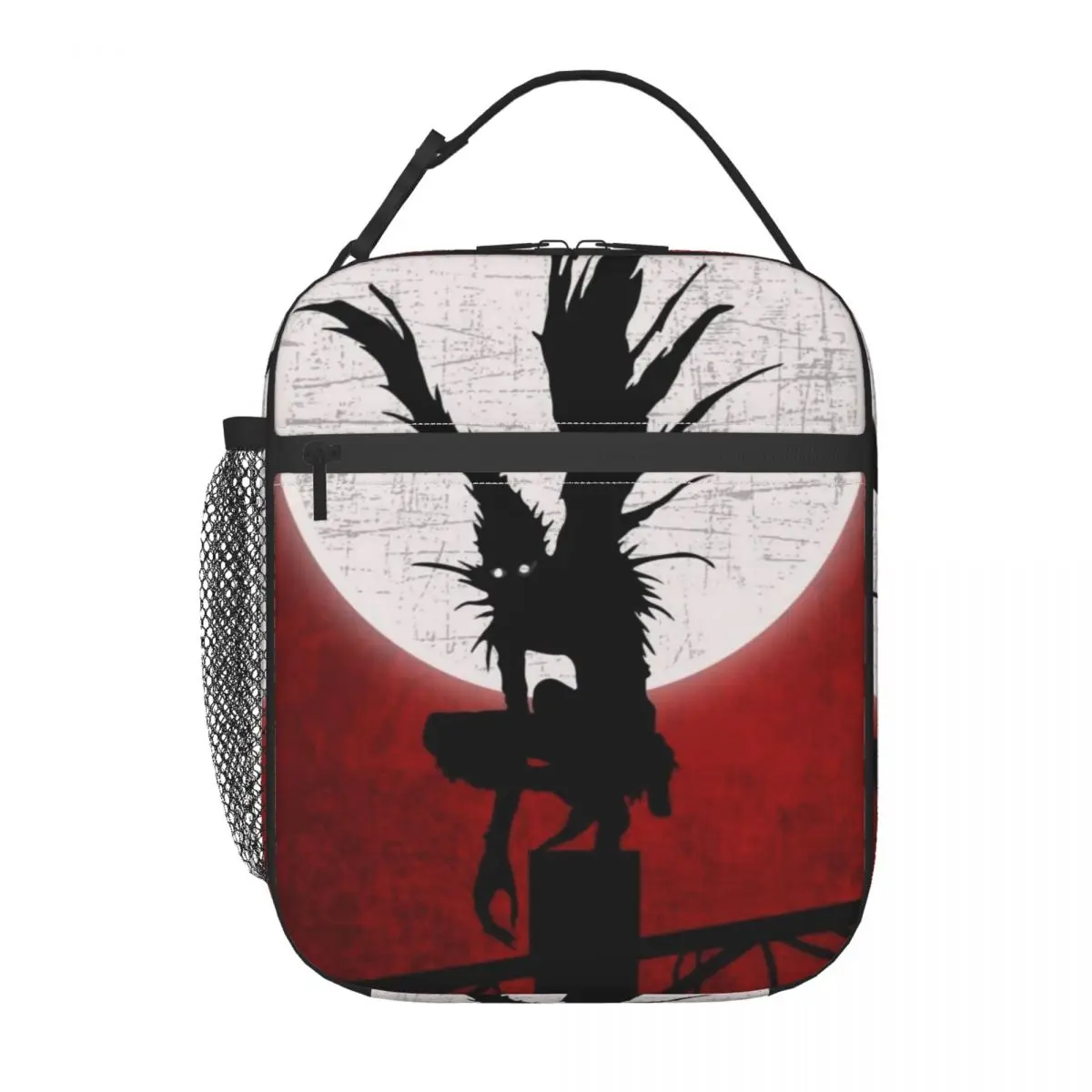 

Custom Deathes Anime Note Portable Lunch Boxes for Women Leakproof Thermal Cooler Food Insulated Lunch Bag Office Work