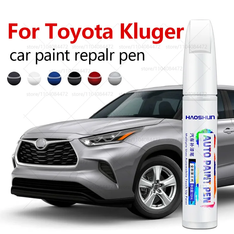 Car Paint Repair Pen For 2019-2025 Toyota Kluger Paint Scratch Repair Accessories White 064 Black Galena Blue Atomic Rush
