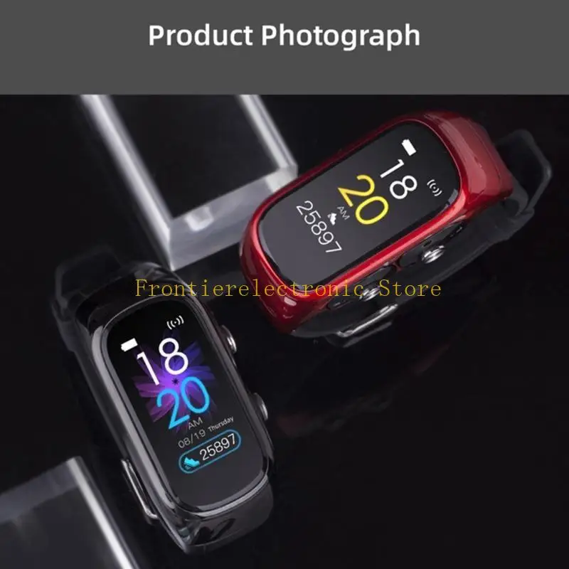 G8DB N8 للساعة الذكية للرجال Woemn المتوافقة مع سماعة الرأس والاتصال بالموسيقى معصمه T