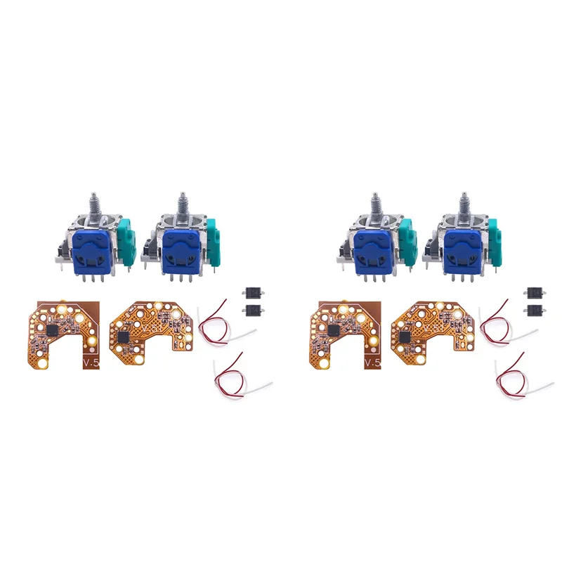 

B63B-4PCS Hall Joystick+Calibration Board For Elite 2 Gamepad Hall Effect & Hall Joystick Center/Outer Ring Calibration