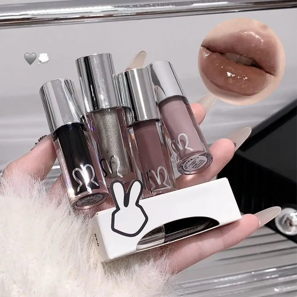 Gloss à lèvres transparent doux, hydratant, nourrissant, effet miroir, brillant à lèvres soyeux, léger, marque coréenne, couleur claire, masque pour les lèvres