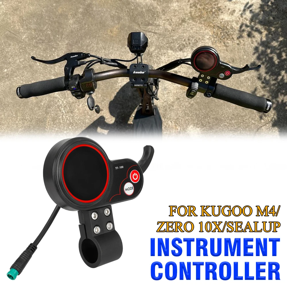 

Electric Scooter SEALUP 5-Pin Multifunctional Throttle Switch with Three Speed Shift Power Display and Total Mileage LCD Meter