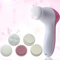 Nettoyeur de visage électrique 5 en 1, brosse, Machine de lavage, Spa, soins de la peau, Massage, nettoyage des points noirs, outils de nettoyage du visage 4