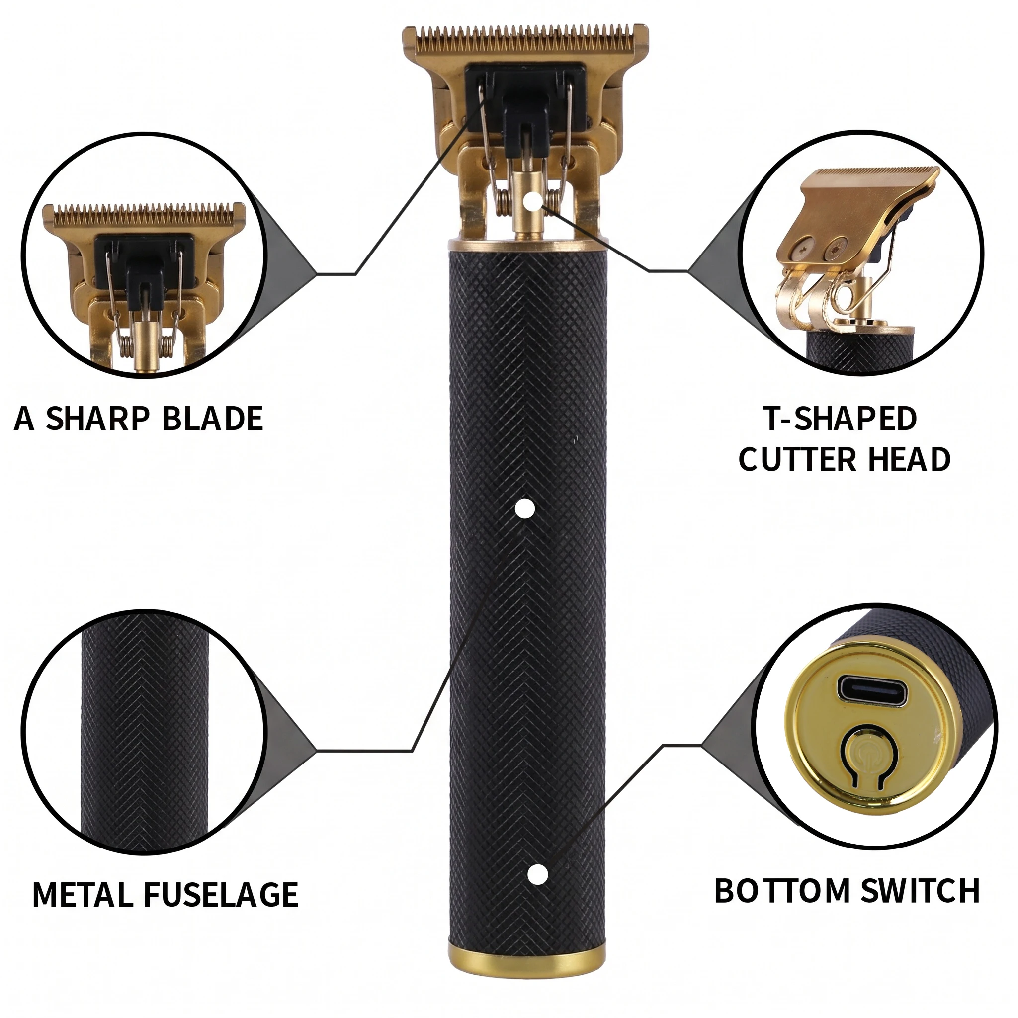 OMUONE New Professional Electric Shaver for Men Razor for Men Mower Beard Trimmer Barber Shaving Machine T9 Hair Clipper