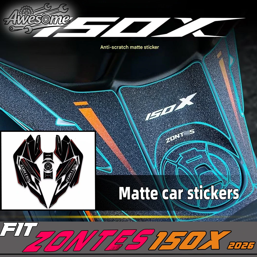 Fit For 2026 ZONTES 150X Matte Motorcycle Decal For X150 X 150 150 X
