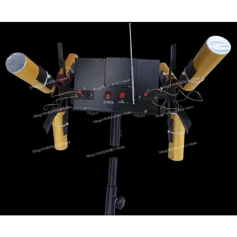 

Remote Control Double Electric Windmill Fountain Equipment, AA Battery Powered, Perfect for Wedding Party Stage Decoration