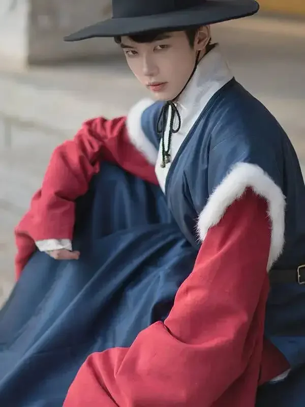 Chinesische Volkstanzkleidung Tage Stang Anzug Performance Kleidung Original Antiker Hanfu Mann Traditioneller Schwertkämpfer Cosplay Kostüm