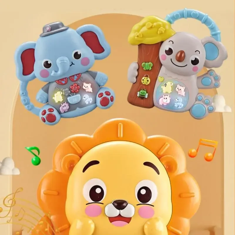 

1 Piece Puzzle Early Education Toys For Kids Animal Electronic Keyboard With Light Music Piano Multi-mode Sound Effect Switching