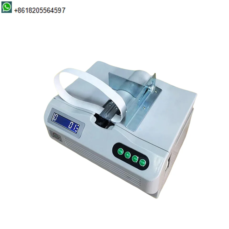 Paper Strapping Machine Banknote Banding Machine 20mm Wide Automatic Paper Wrapping Banding Machine