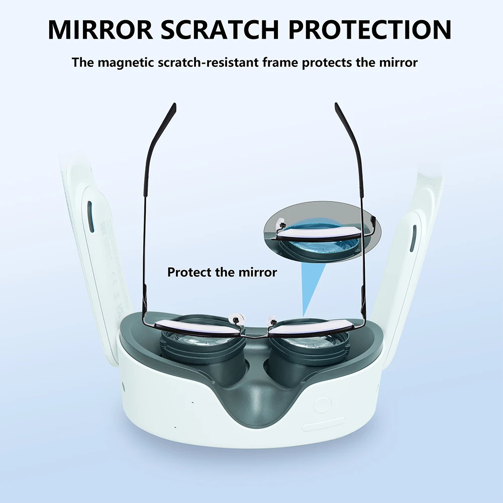 عدسات طبية لنظارات الواقع الافتراضي لـ Meta Quest 3S نظارات مضادة للزرقاء عالية الوضوح إطار نظارات مغناطيسي لـ Meta Quest 3S