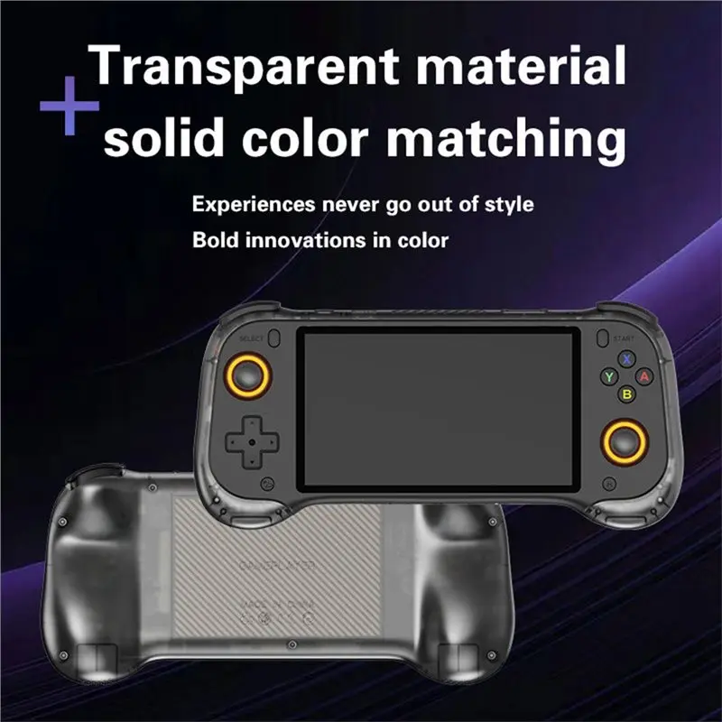 New Design~ H55 Retro Video Handheld Game Console 8+ 64G Storage, 5.5 Inch HD IPS Screen, Dual Hall Joystick, And 20+ Emulators