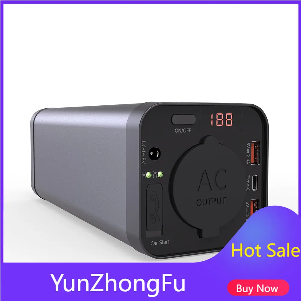 110V 220V UPS 150Wh Portable Power Bank AC DC 40800mAh USB Power Station Ac Backup for Travel Laptop