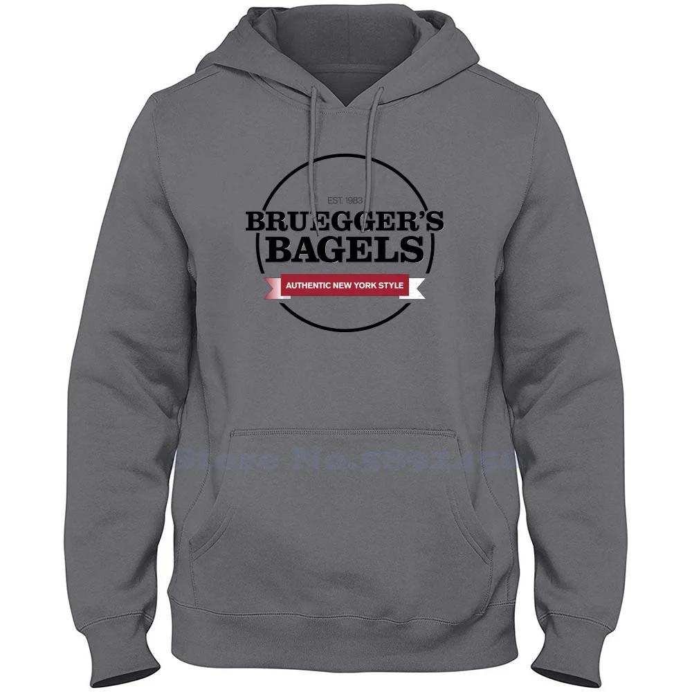 

Bruegger's Enterprises Casual Clothing Sweatshirt 100% Cotton Graphic Hoodie