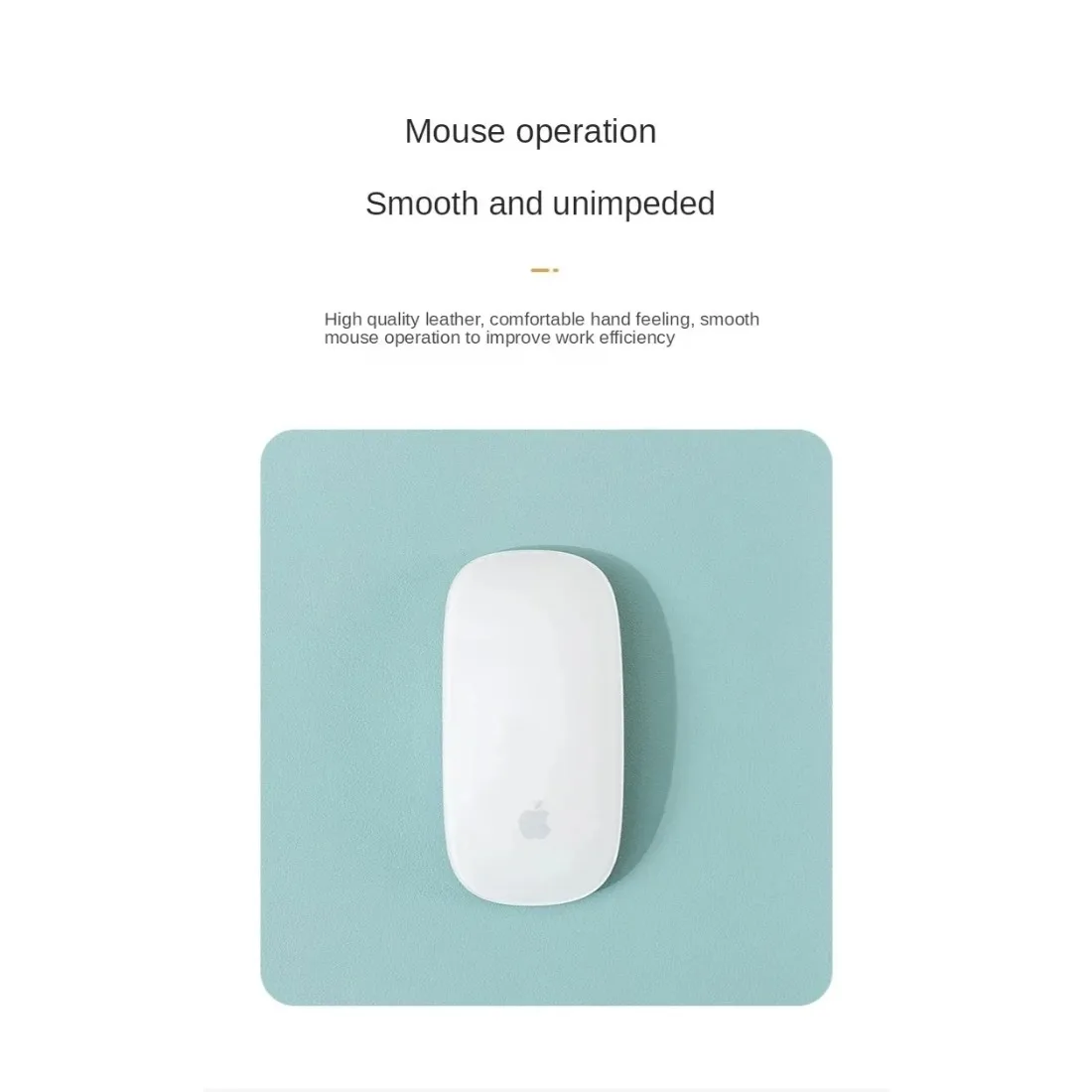 Small PU Mouse Pad Non-Slip Waterproof Anti-Scratch Easy Clean Gaming Desktop Mat for PC Laptop - Scratch-Resistant Desk Pad