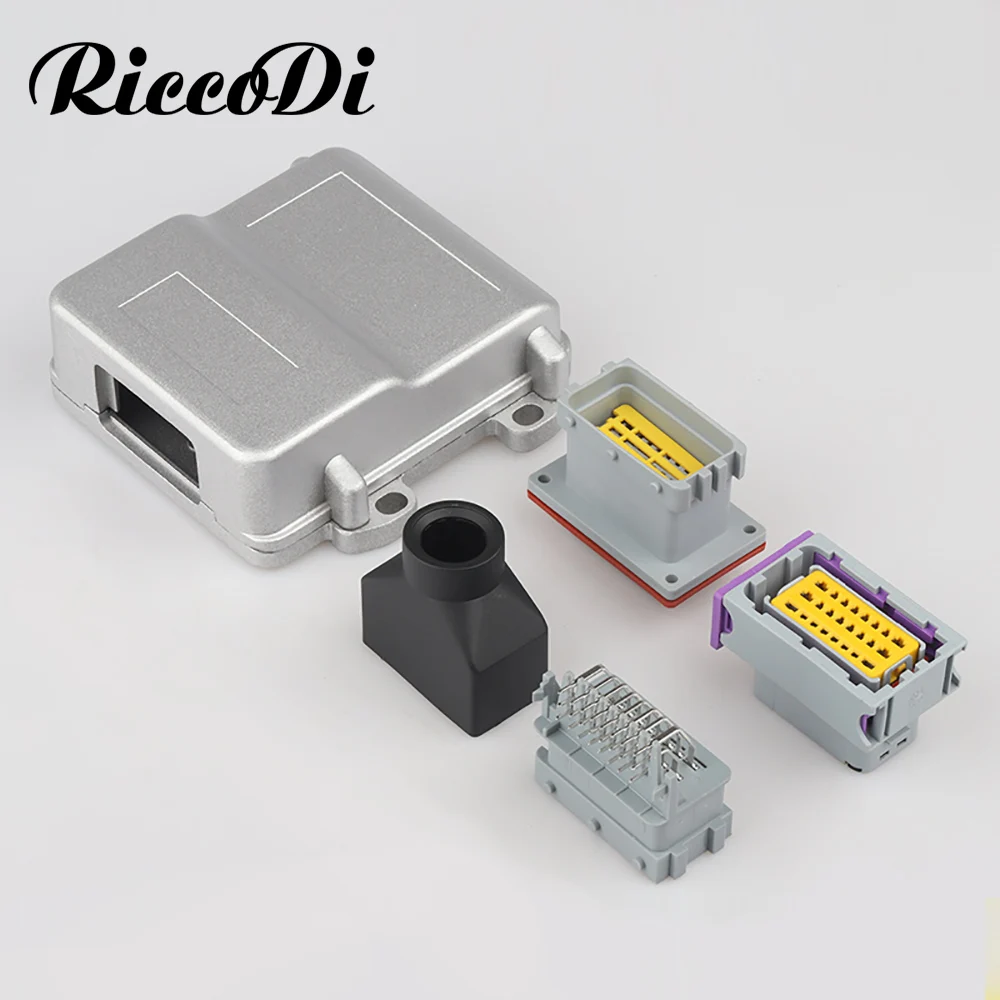 1-10 مجموعات 24 دبوس FCI ECU النفط إلى الغاز مجلس الكمبيوتر موصل السيارات الإسكان مختومة التوصيل المقبس 211PC249S8005 HCCPHPE24BKA90F #6