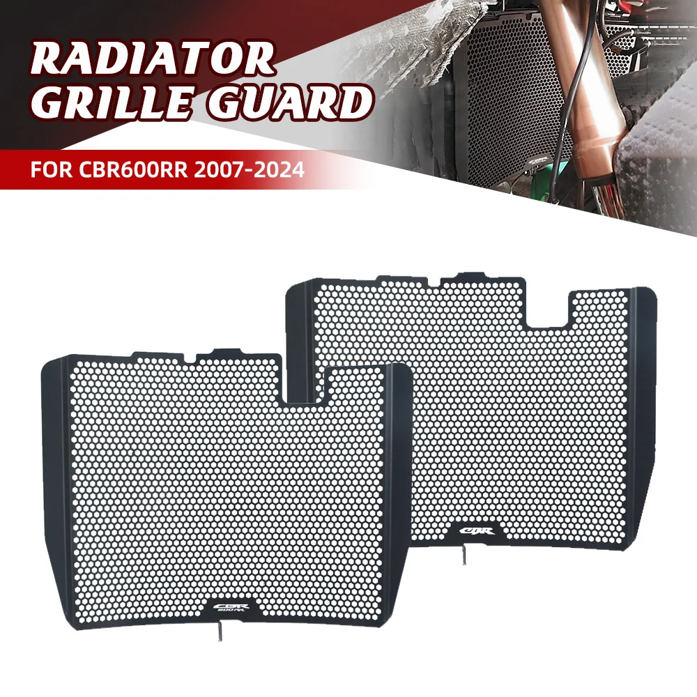 

2025-2026 CBR600 FOR Honda CBR600RR ABS 2013 2014 2015 2016 -2023 Motorcycle Radiator Guard Grille Cover Cooler Mesh Protector