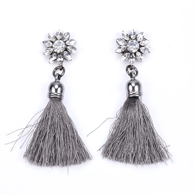 Fashion long fringed earrings, cross-border, accessories, new products, one piece by the manufacturer