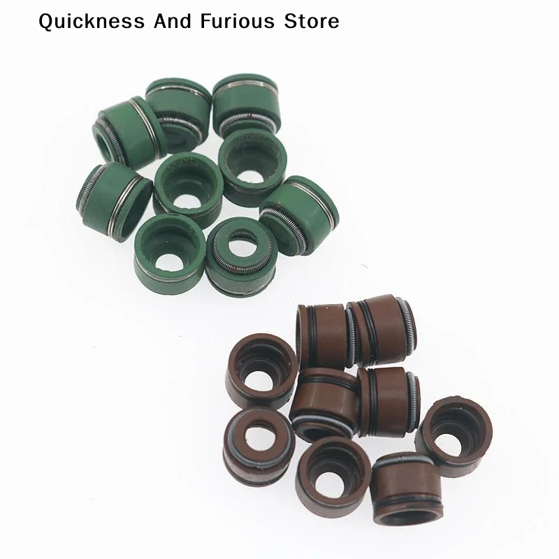 【MO】10Pcs For CG125 CG150 YP250 GS 150cc 125cc 200cc JH70 GY6 50 125 250 SCOOTER MOPED Motorcycle Valve Oil Seal
