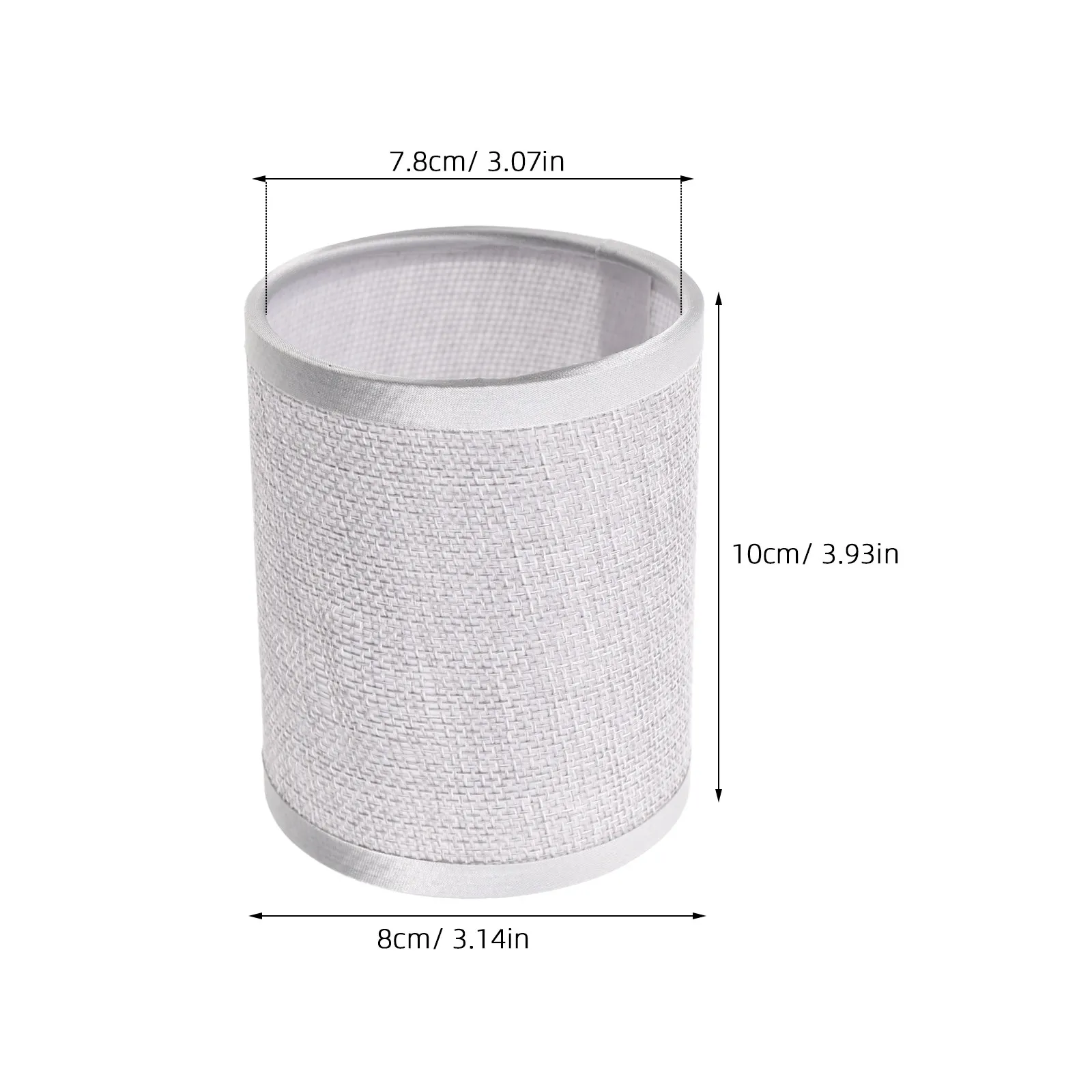 Mini Linen Lampshade for E14 Bulbs 3.9x3.2 Inch Anti-Glare Fabric Light Cover for Table Lamp Bedside Lamp Pendant Light Living
