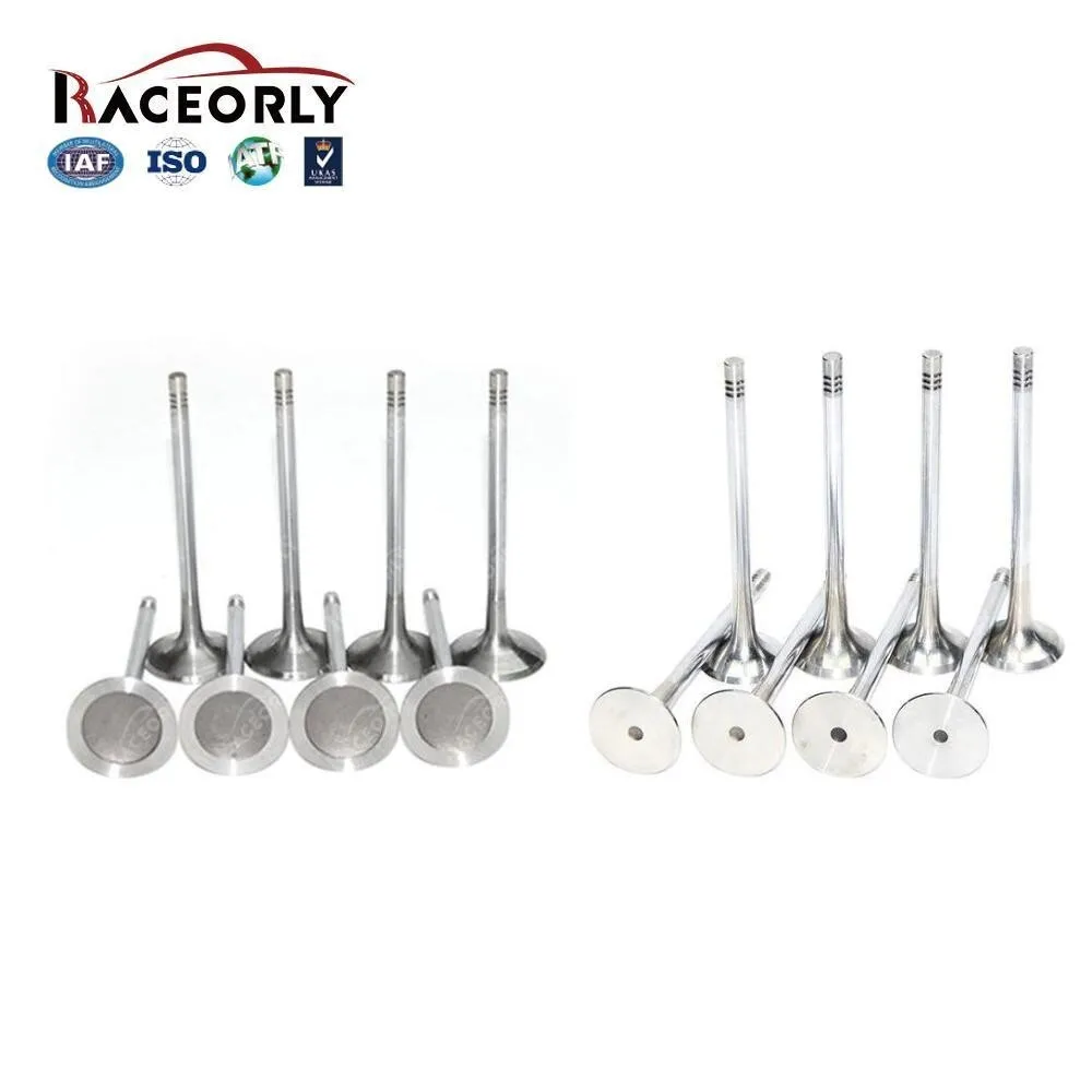 RACEORLY Engine Intake Exhaust valves For Audi VW EA888 06L109601G 06J109611J