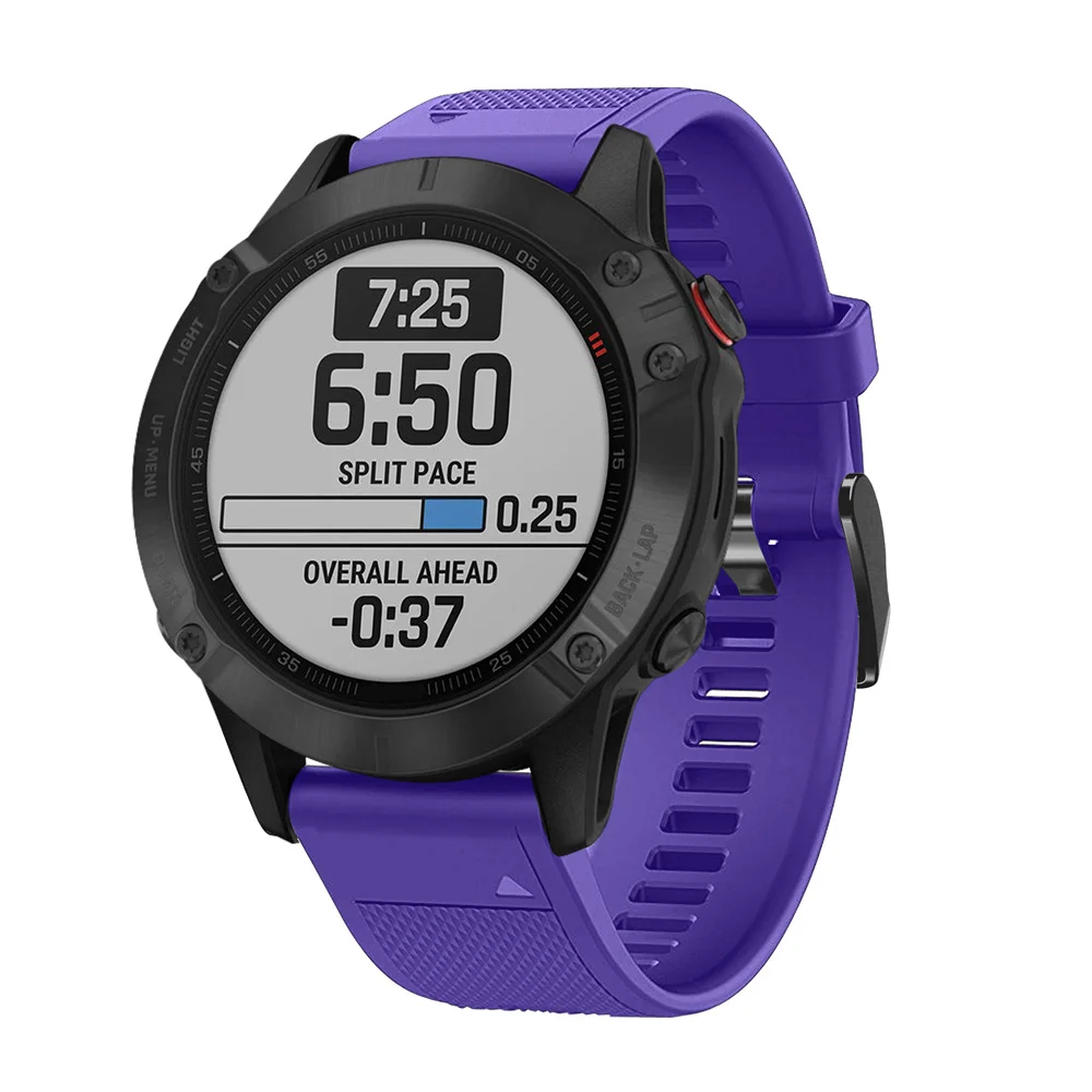 Gelang jam 22mm untuk Garmin insting gelang silikon tali pas cepat dengan gelang tekstur kompatibel untuk Garmin Fenix 7 /7pro