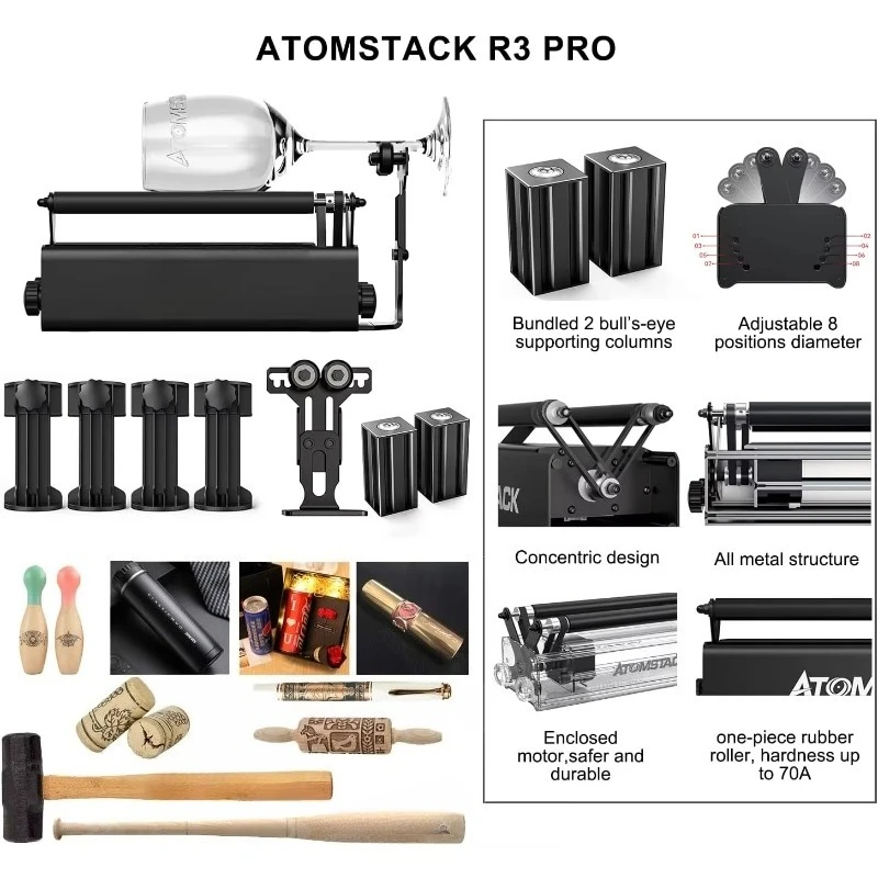 Xiangyin Atomstack X7 S10 A10 PRO 50w Diode Kleine Mini Tafelblad Printer Hout Acryl Graveren Snijmachine R3 Pro Rota